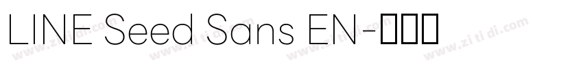 LINE Seed Sans EN字体转换